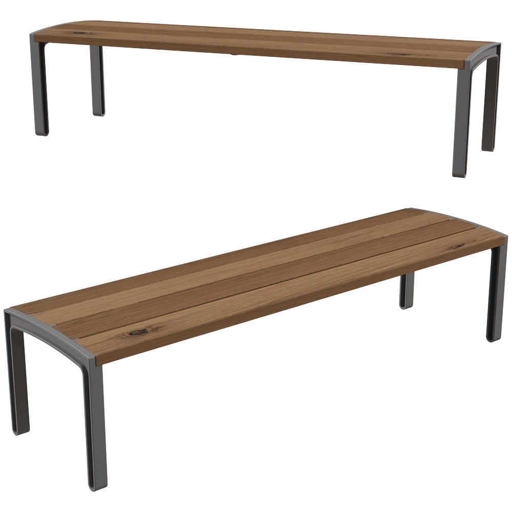 mmcité – Bench Miela 3 3D Model
