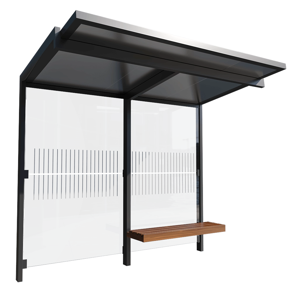 mmcité – Bus shelters Geomere 3D Model