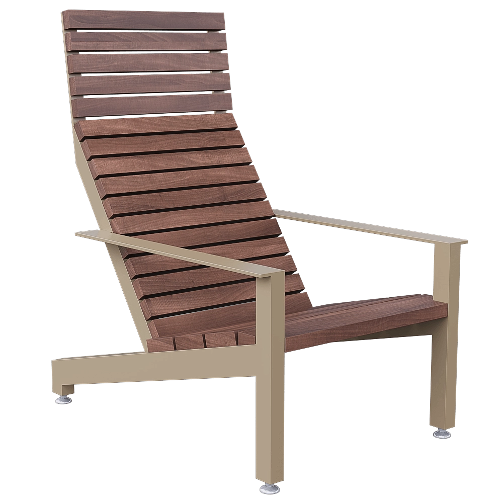 mmcité – Chaise lounge Rivage 3D Model