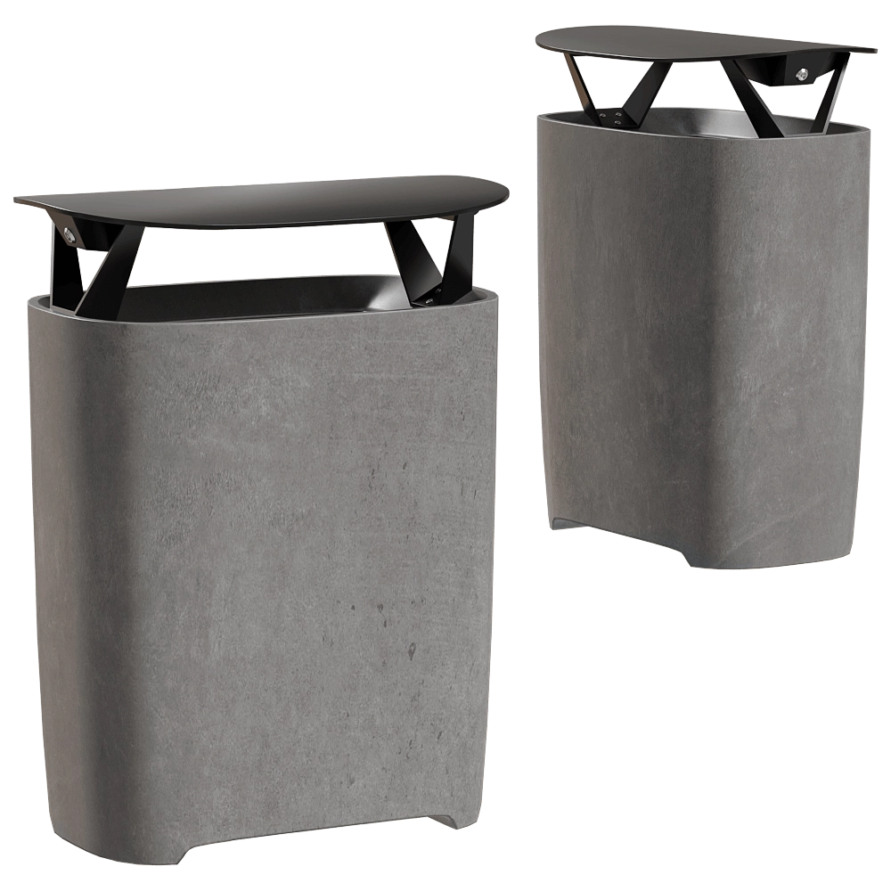 mmcité – Garbage bin Better 3D Model