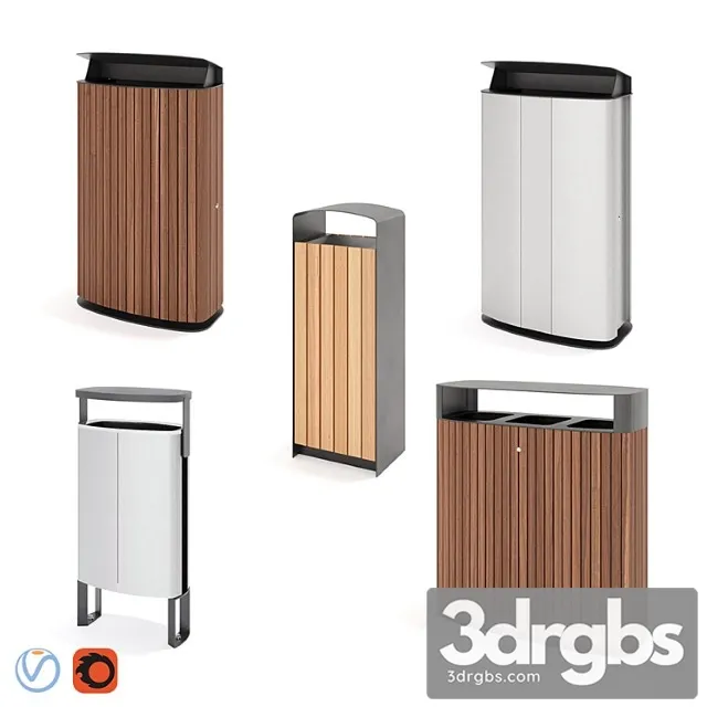 Mmcite Litter Bins 3D Model Download Mmcite Litter Bins 3D Model Download