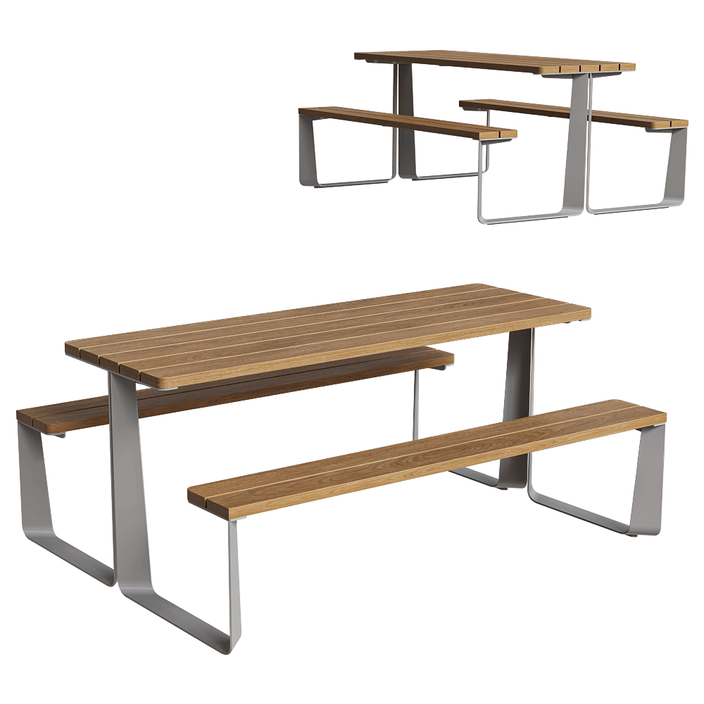 mmcité – Outdoor picnic furniture Rautster 3D Model