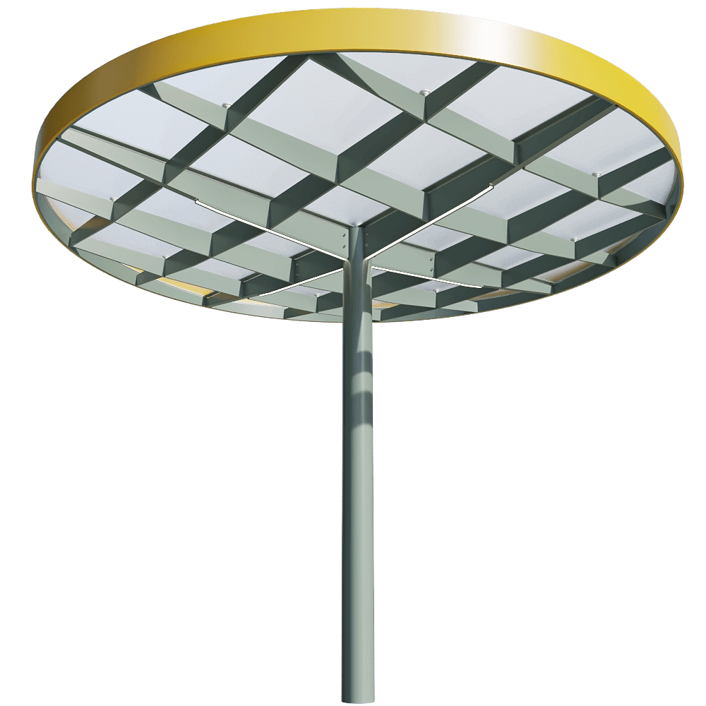 mmcité – Shelter with LED lighting Pin 3D Model