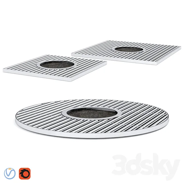 Mmcite. Tree grates 3D Model Mmcite. Tree grates 3D Model