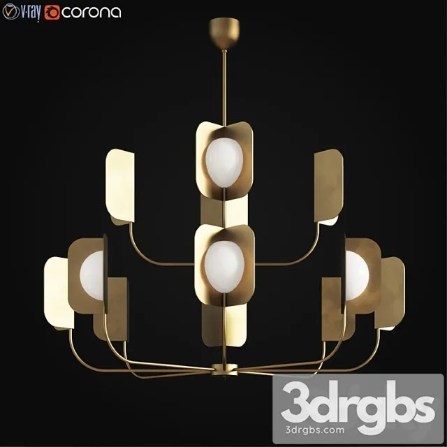 Mmlampadari leaf chandelier Mmlampadari leaf chandelier