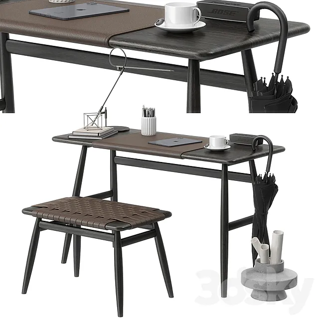 Mo Bridge desk set 3DModel Mo Bridge desk set 3DModel