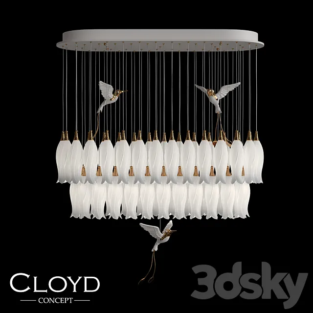 MO Chandelier Cloyd ARGANA C54 (art.10814) 3D Model MO Chandelier Cloyd ARGANA C54 (art.10814) 3D Model