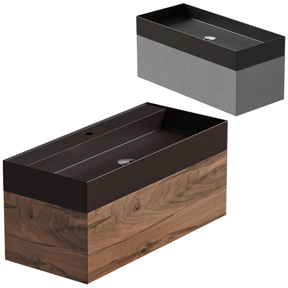 Moab80 – Cabinet with washbasin LES09 3D Model Moab80 – Cabinet with washbasin LES09 3D Model