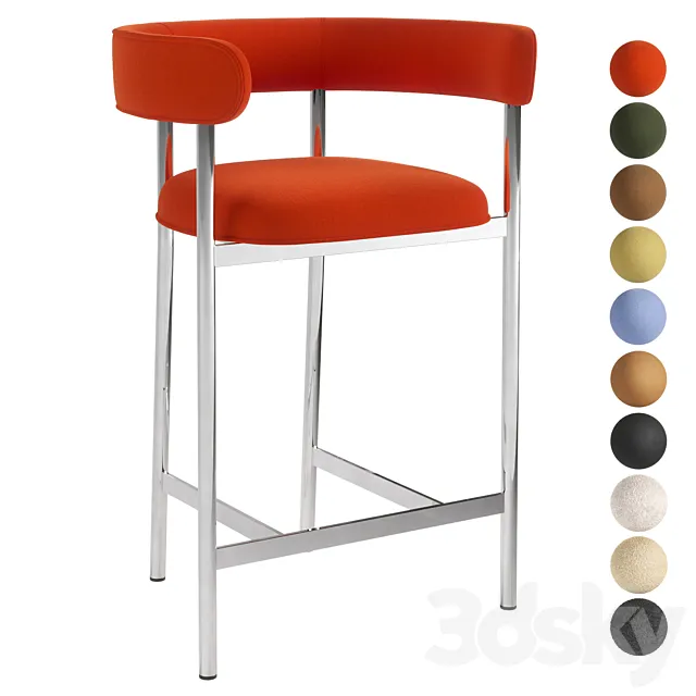 Mobel – Font Bar ArmStool 3D Model Mobel – Font Bar ArmStool 3D Model