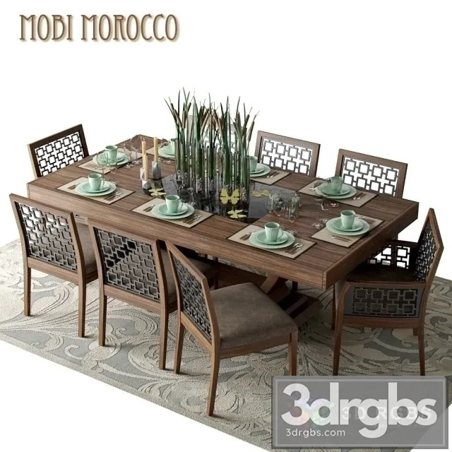 Mobi Dining Room Morokko 4 3D Model Download