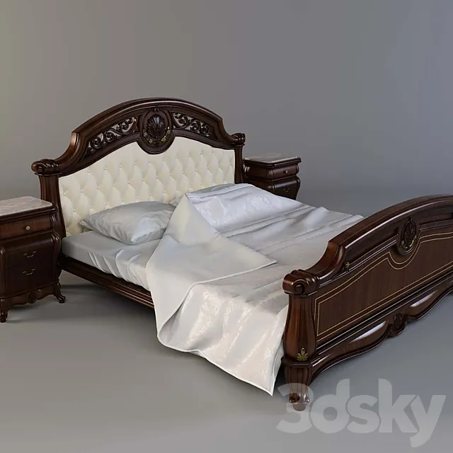 Mobil ducale noce 3DModel Mobil ducale noce 3DModel