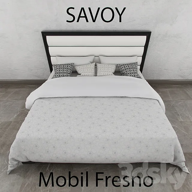 Mobil Fresno_savoy_bed 3D Model