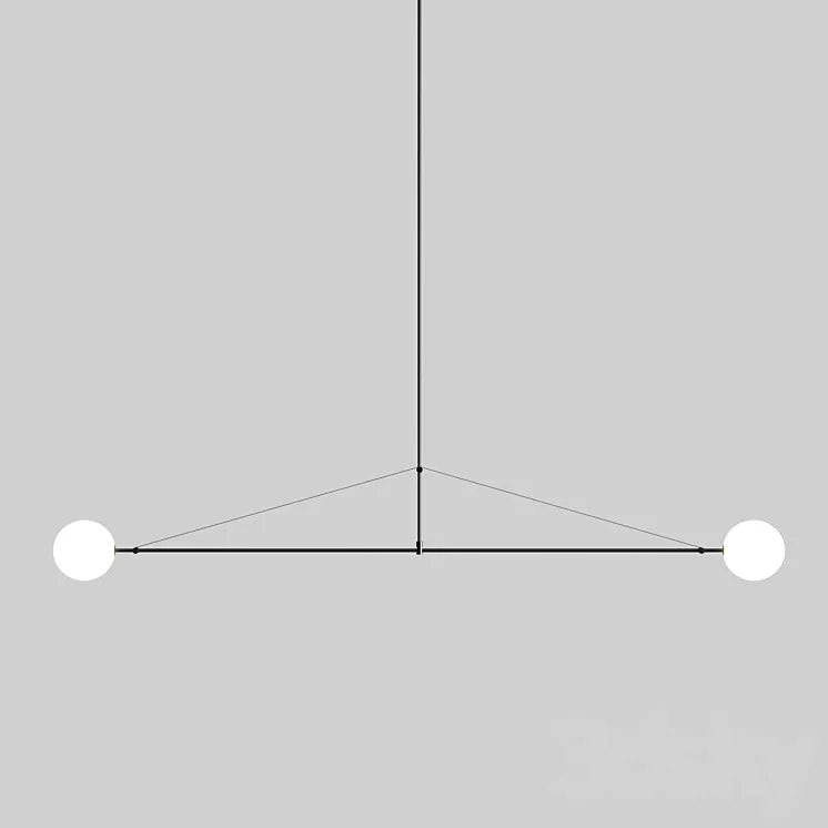 Mobile Chandelier 2 by Michael Anastassiades 3D Model Free Download