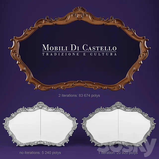 Mobili di Castello _ Gorgona 3D Model Mobili di Castello _ Gorgona 3D Model