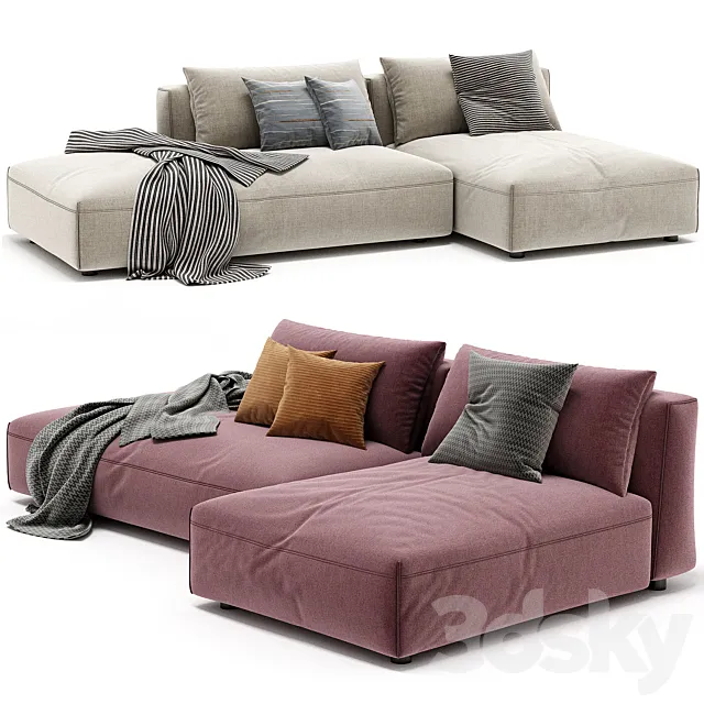 Mobilia ELLEMIA FABRIC MODULAR SET 3D Model