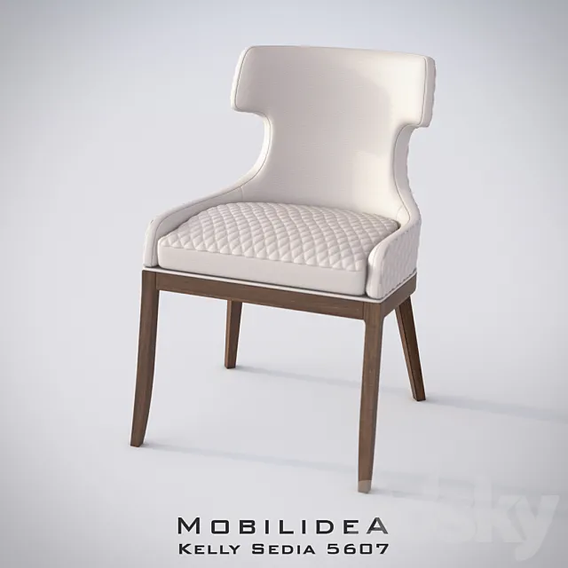 Mobilidea Kelly Sedia 5607 3D Model Mobilidea Kelly Sedia 5607 3D Model