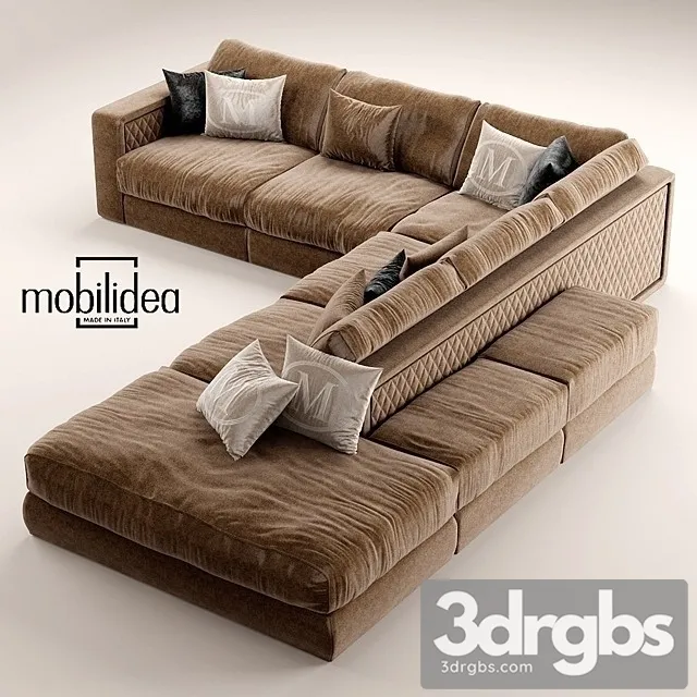 Mobilidea Thomas Design Samuele Mazza Sofa 3D Model Download Mobilidea Thomas Design Samuele Mazza Sofa 3D Model Download