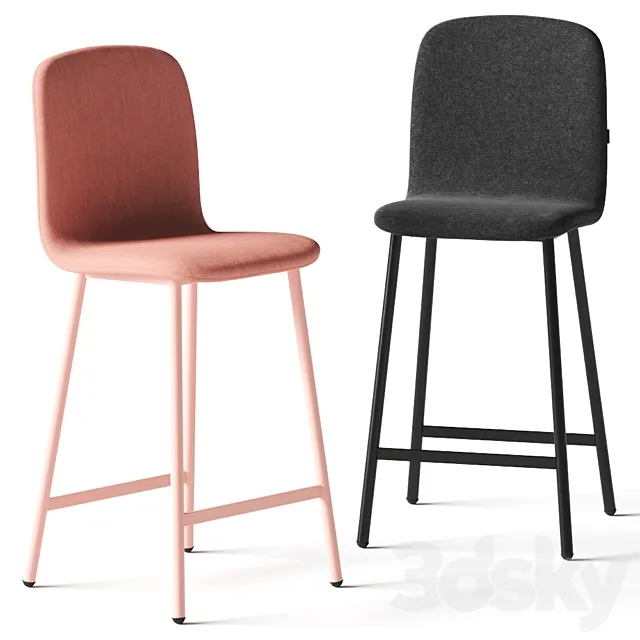 Mobliberica Pepper Bar Stools 3DModel