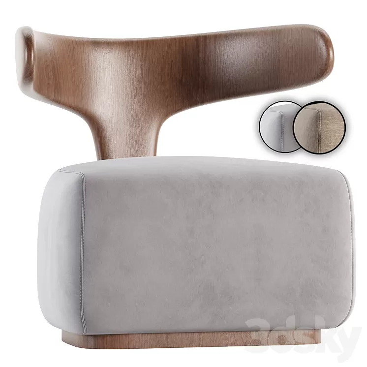 Moby Dick Armchair Morelato 3D Model Free Download