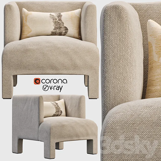 Mod chair 3D Model Mod chair 3D Model