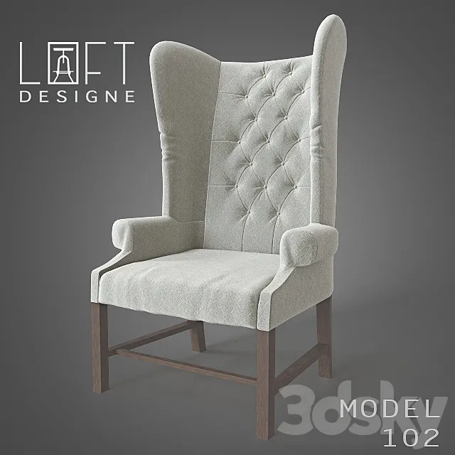 Model 102 Loft Design 3D Model