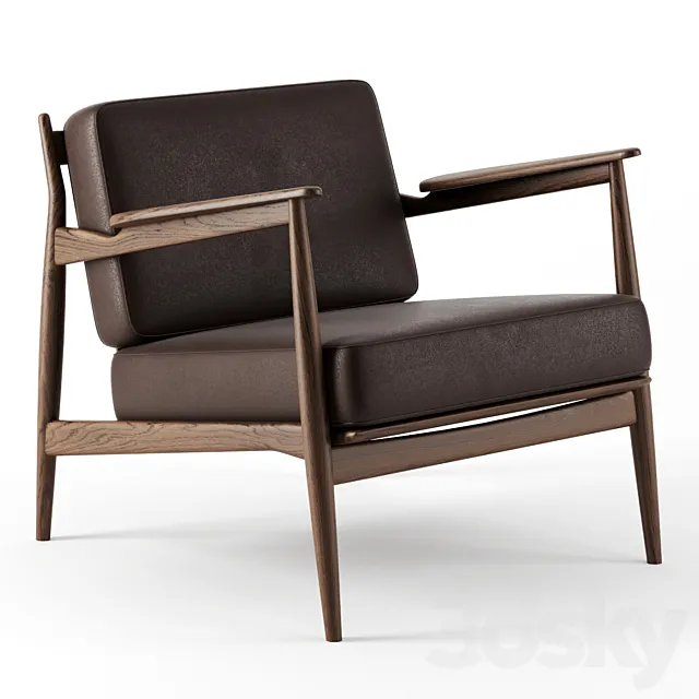 Model 107 chair by Magnus Olesen 3DModel