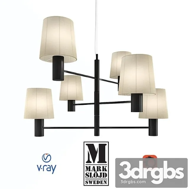 Model london ceiling light from markslojd sweden. 3D Model Download