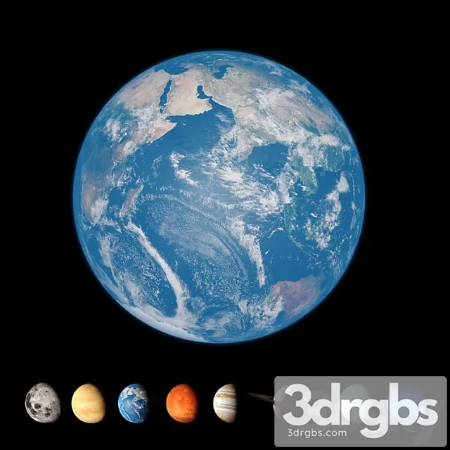 Model Of The Solar System 3D Model Download