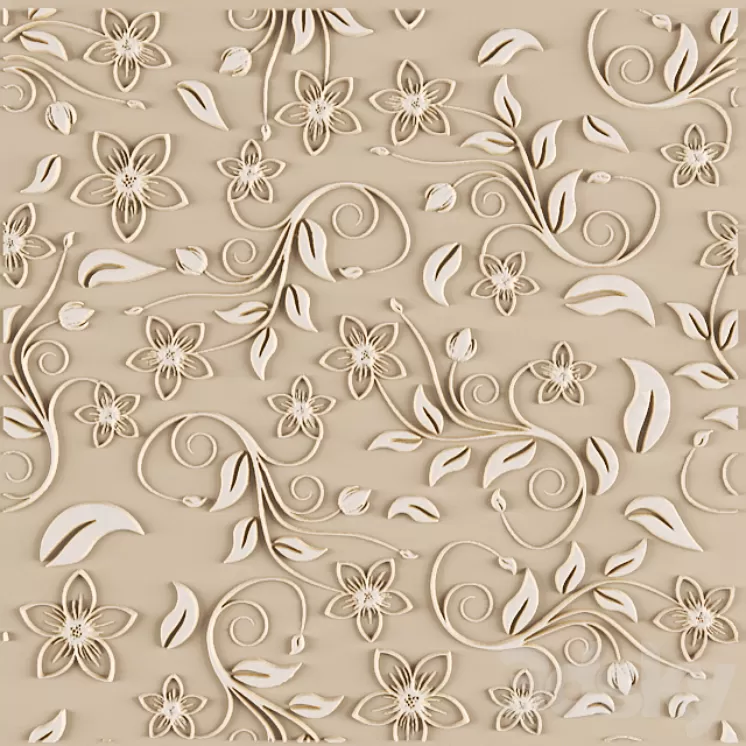 Modeling and flowers. 3D Model Modeling and flowers. 3D Model