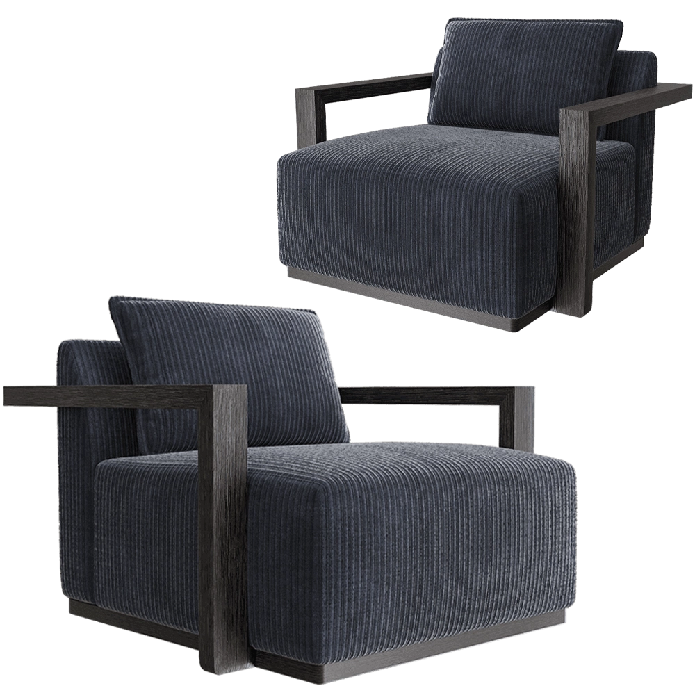 Modenature – Armchair Alma 3D Model Modenature – Armchair Alma 3D Model