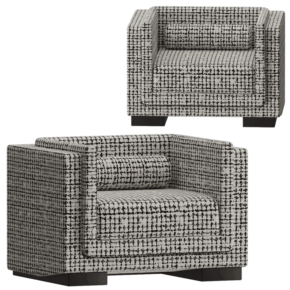 Modenature – Armchair Anthea lounge 3D Model