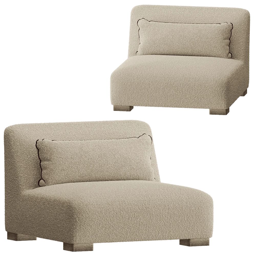 Modenature – Armchair Luchino 3D Model