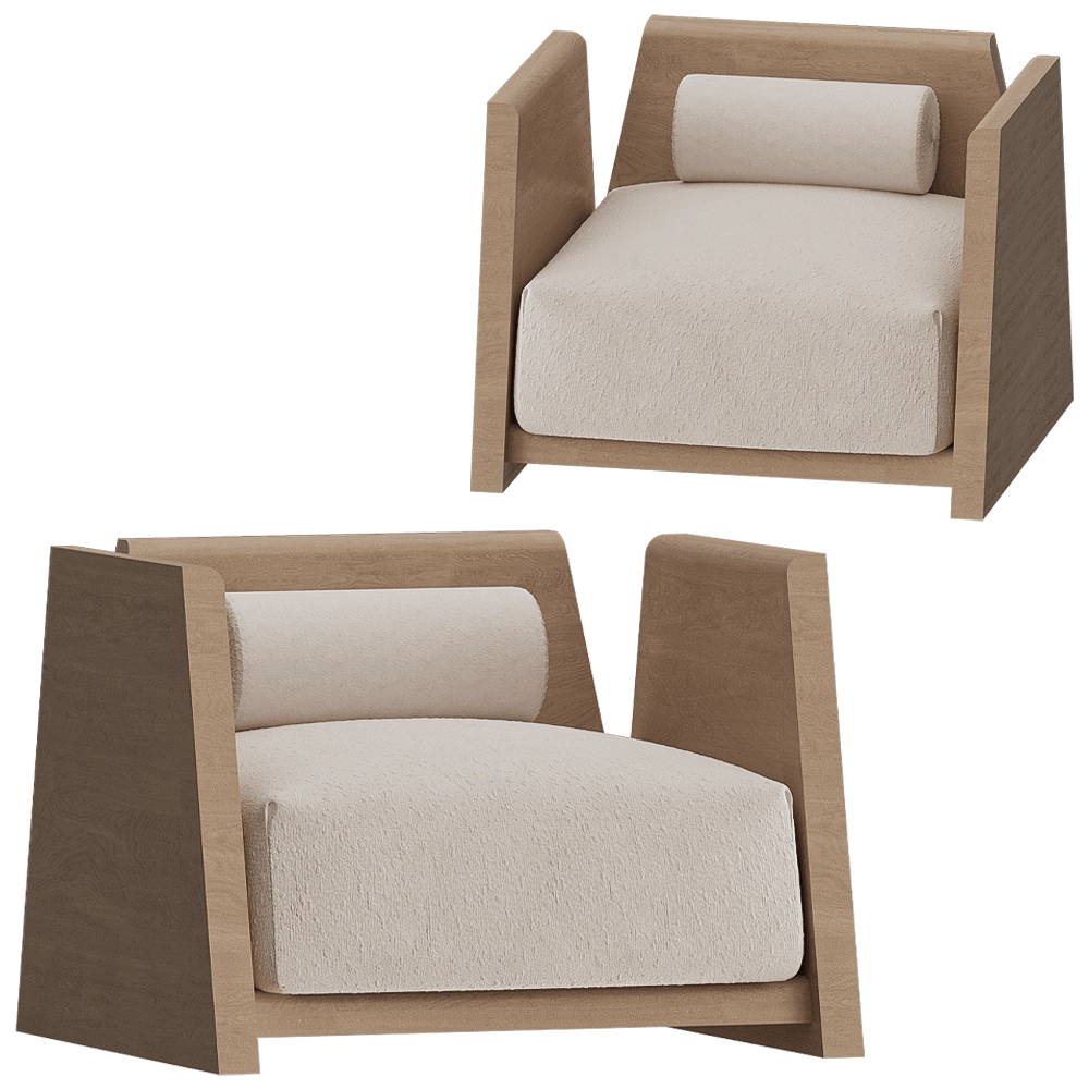 Modenature – Armchair Ozawa 3D Model