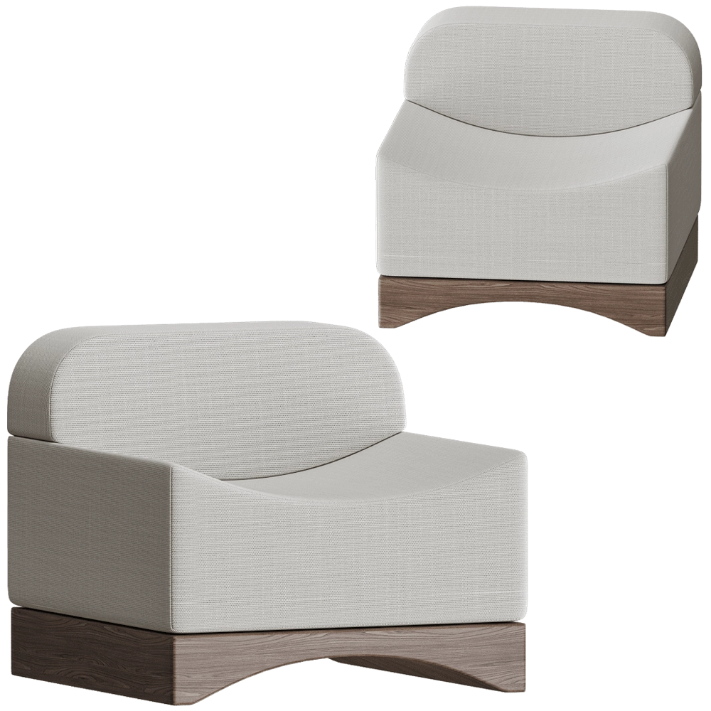 Modenature – Armchair YAMKI 3D Model