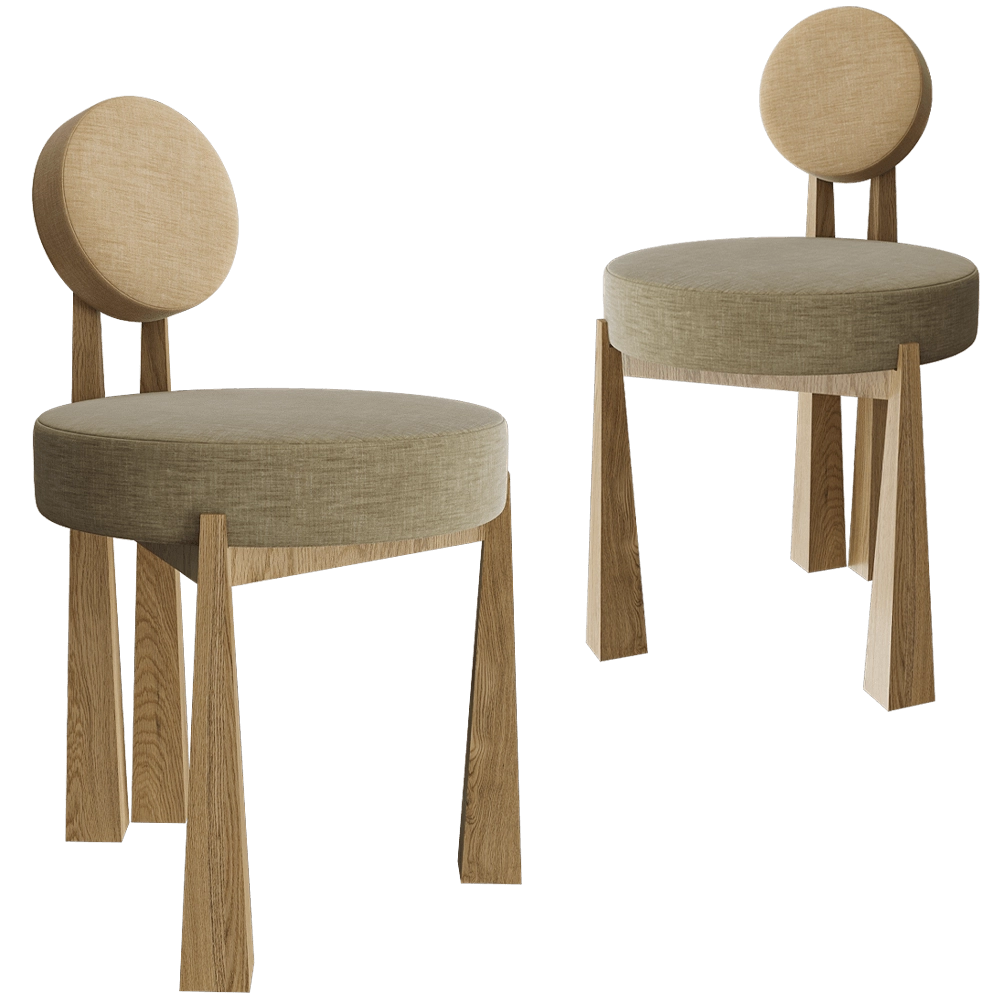 Modenature – Chair MASAI 3D Model