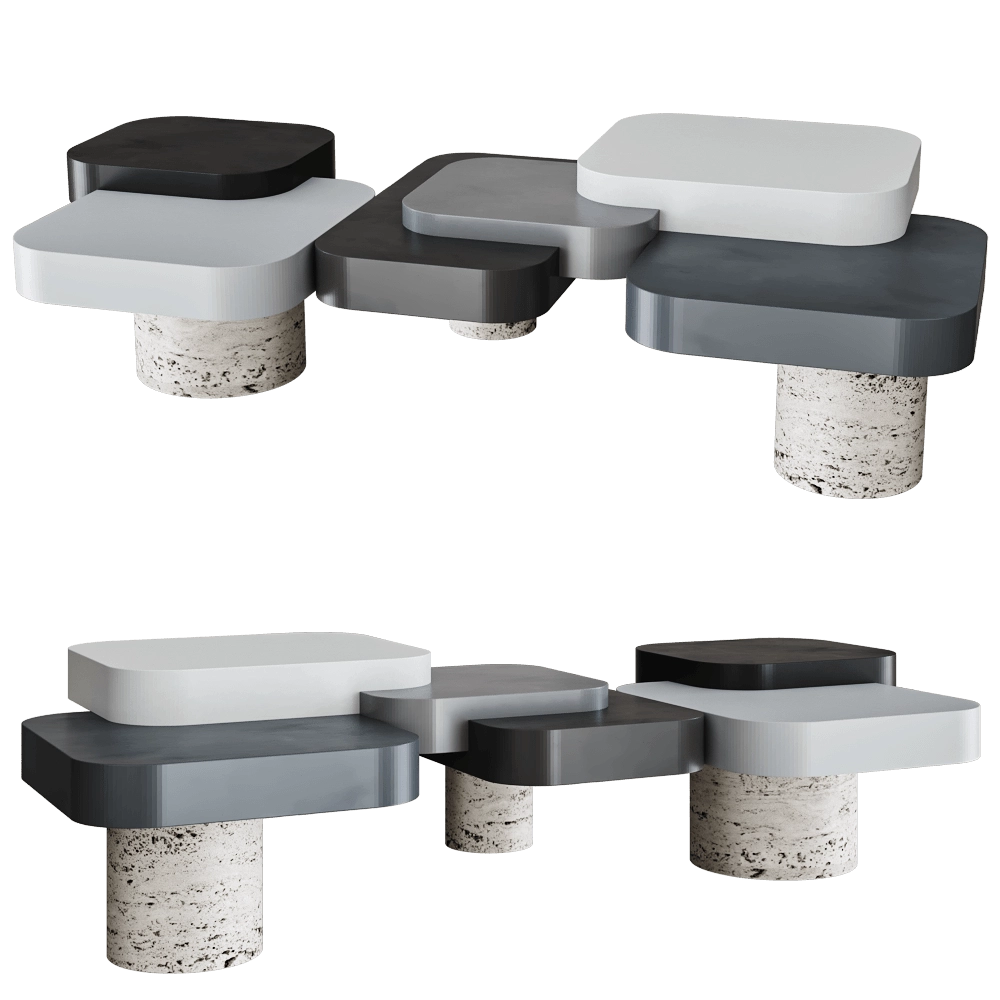 Modenature – Coffee table PETRICORE 3D Model Modenature – Coffee table PETRICORE 3D Model