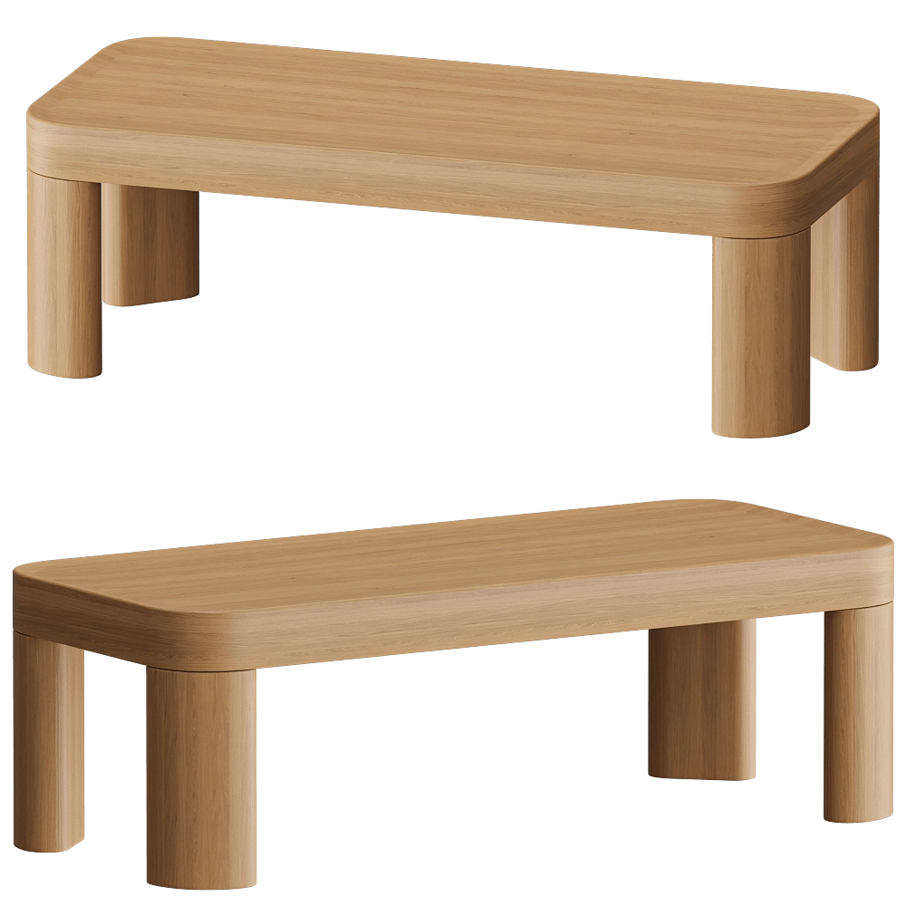 Modenature – Coffee table Taiga 3D Model Modenature – Coffee table Taiga 3D Model