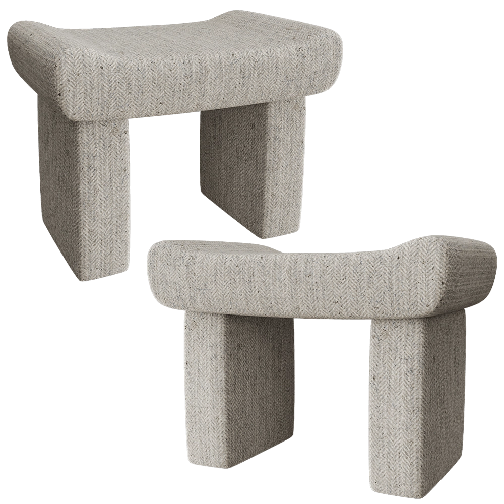 Modenature – Stool LAMAR 3D Model Modenature – Stool LAMAR 3D Model