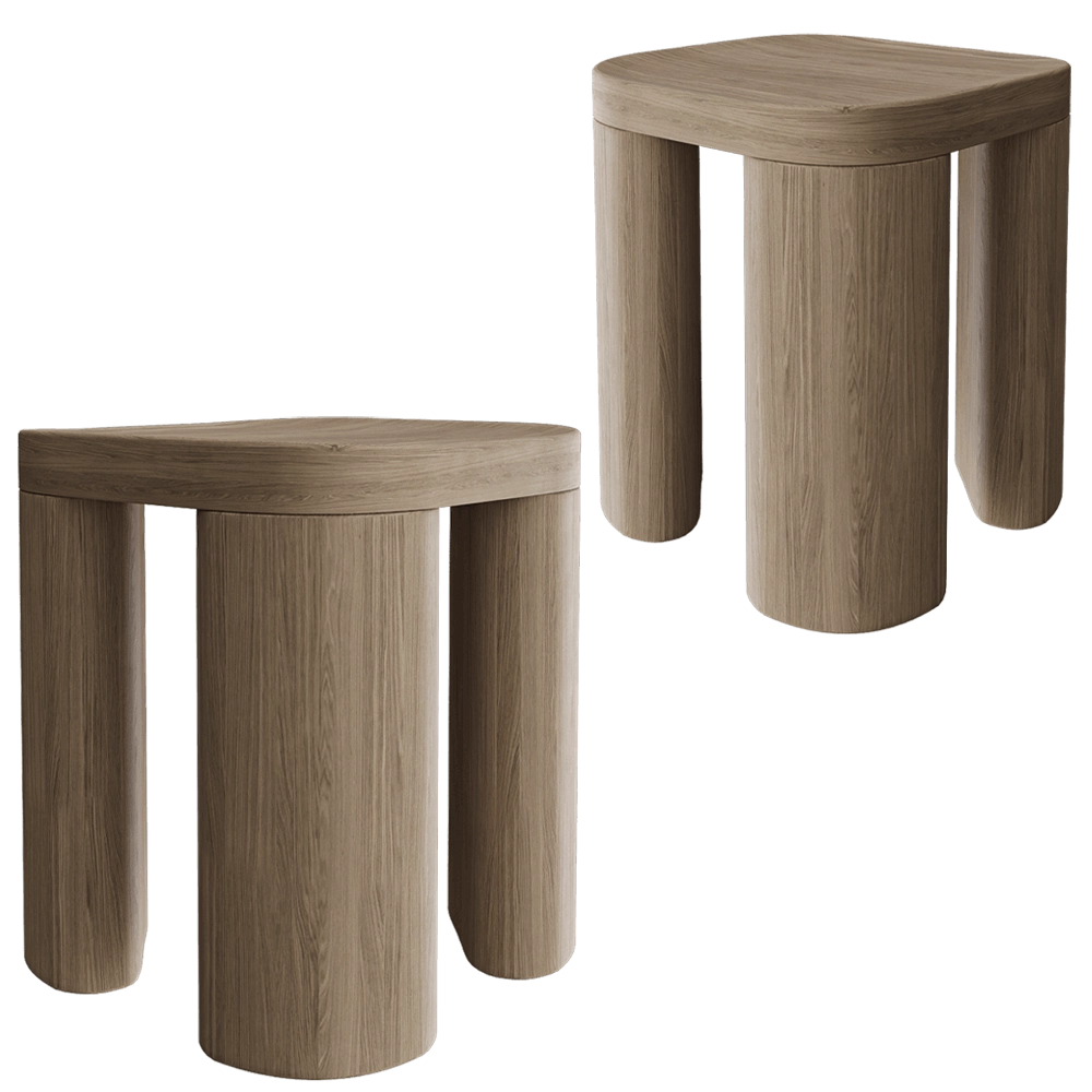 Modenature – Stool TAIGA 3D Model Modenature – Stool TAIGA 3D Model