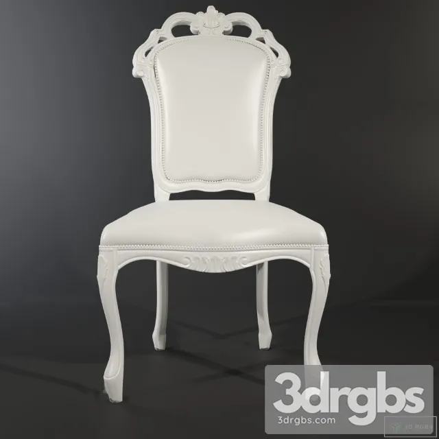 Modenese Gastone White Chair 3D Model Download Modenese Gastone White Chair 3D Model Download
