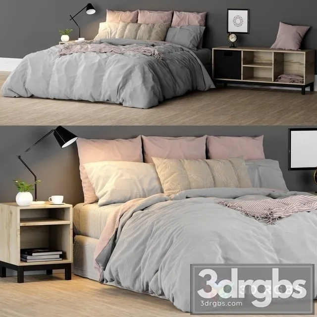 Moderm Luxury Bed 7 3D Model Download Moderm Luxury Bed 7 3D Model Download