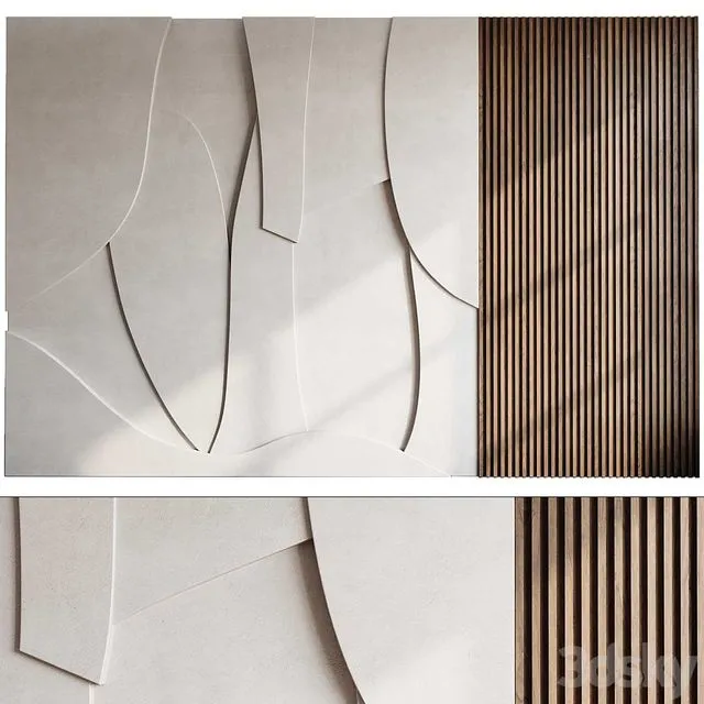 Modern 3d Wall Panel 34 3D Model Modern 3d Wall Panel 34 3D Model