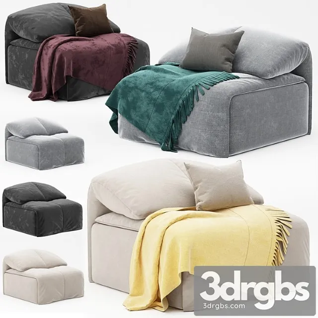 Modern Arm Chair 3D Model Download Modern Arm Chair 3D Model Download