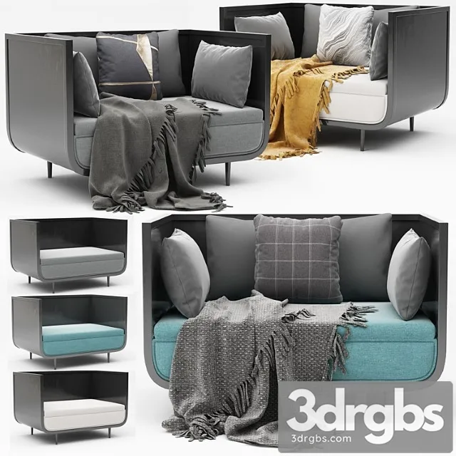 Modern arm chair_1 3D Model Download Modern arm chair_1 3D Model Download