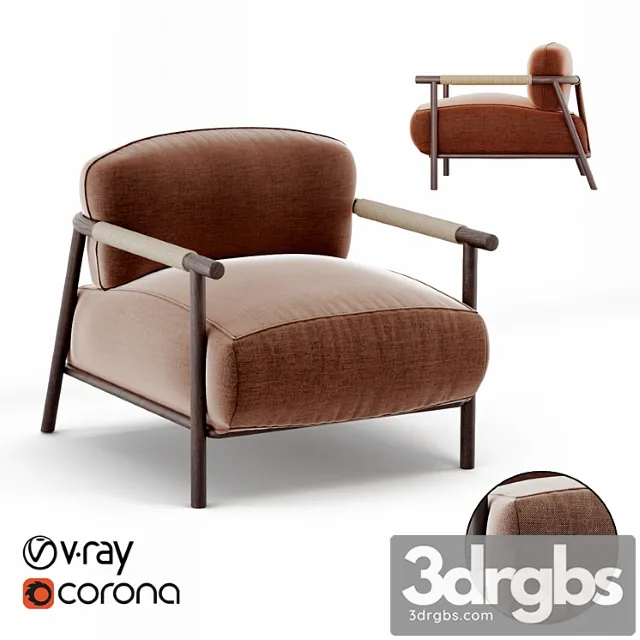 Modern Armchair 1 3D Model Download Modern Armchair 1 3D Model Download