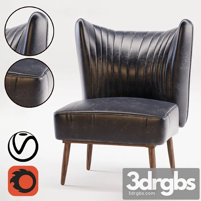 Modern armchair 3D Model Download Modern armchair 3D Model Download