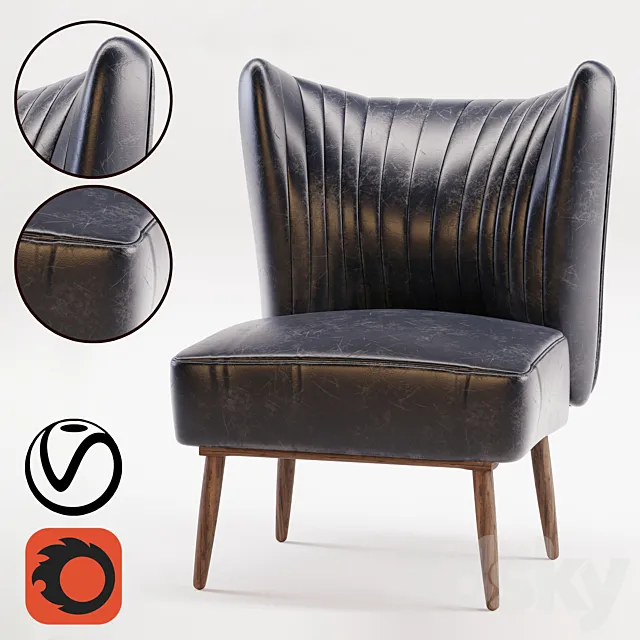 Modern armchair 3DModel