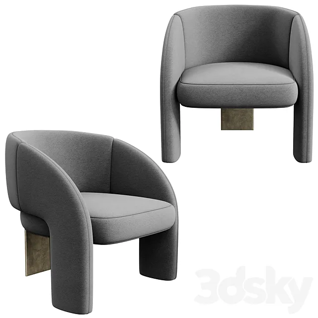 Modern armchair 4 3DModel