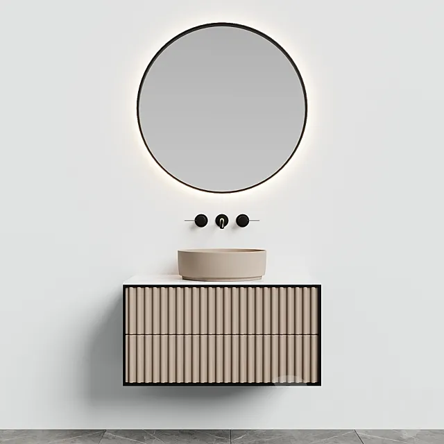 Modern bathroom 3D Model Modern bathroom 3D Model