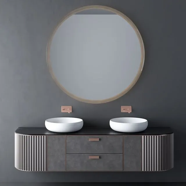 Modern Bathroom Cabinet No. 050 3D Model Modern Bathroom Cabinet No. 050 3D Model